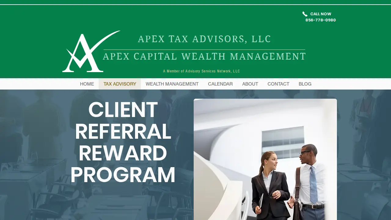 Apex Tax Advisors page