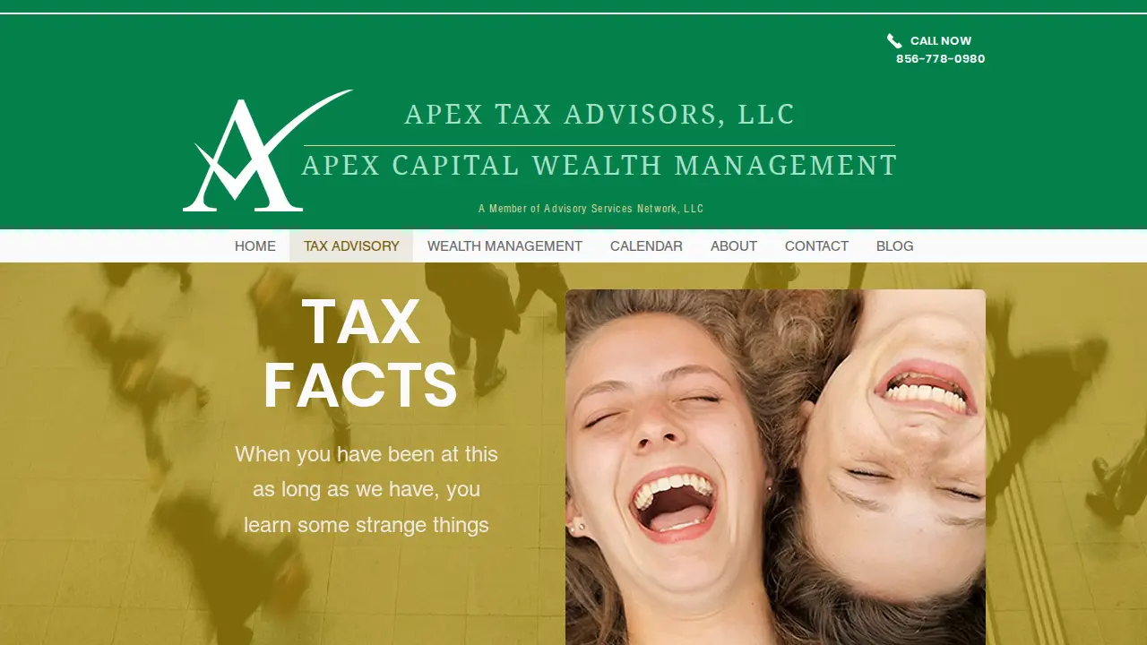 Apex Tax Advisors page