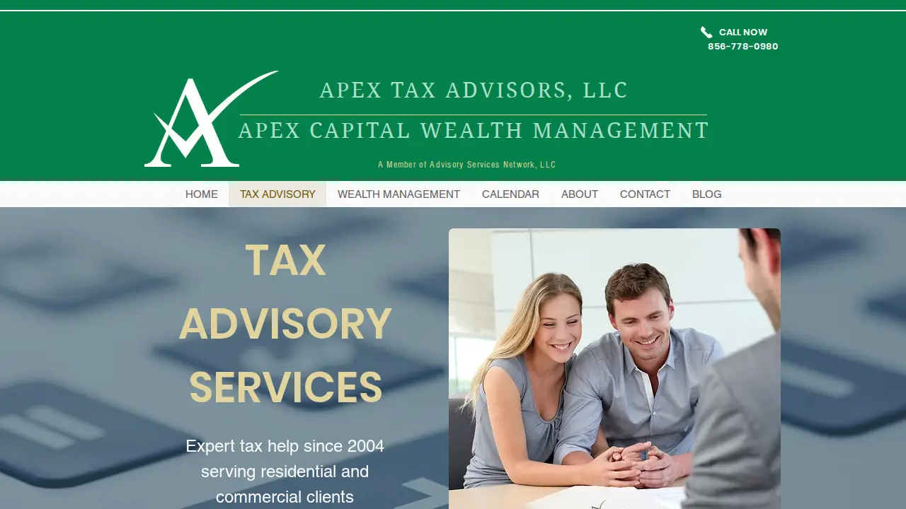 Apex Tax Advisors page