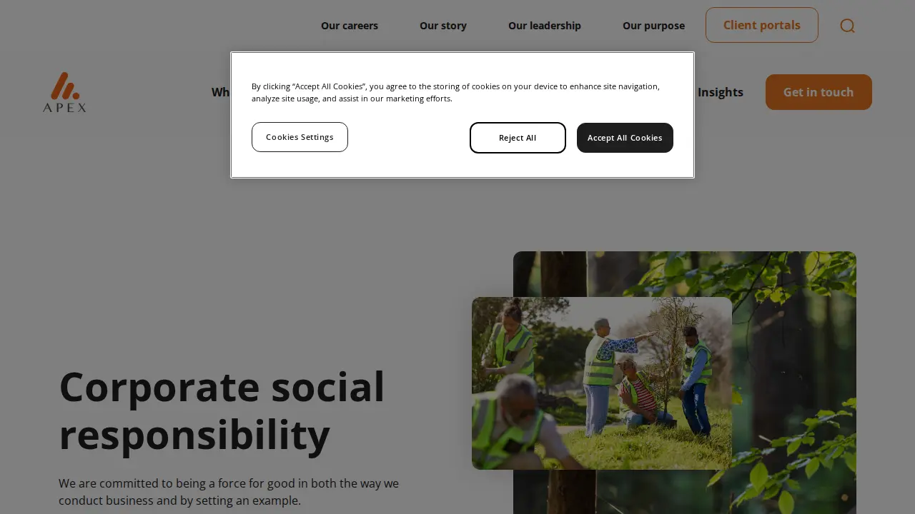 Apex Group (Denver) page