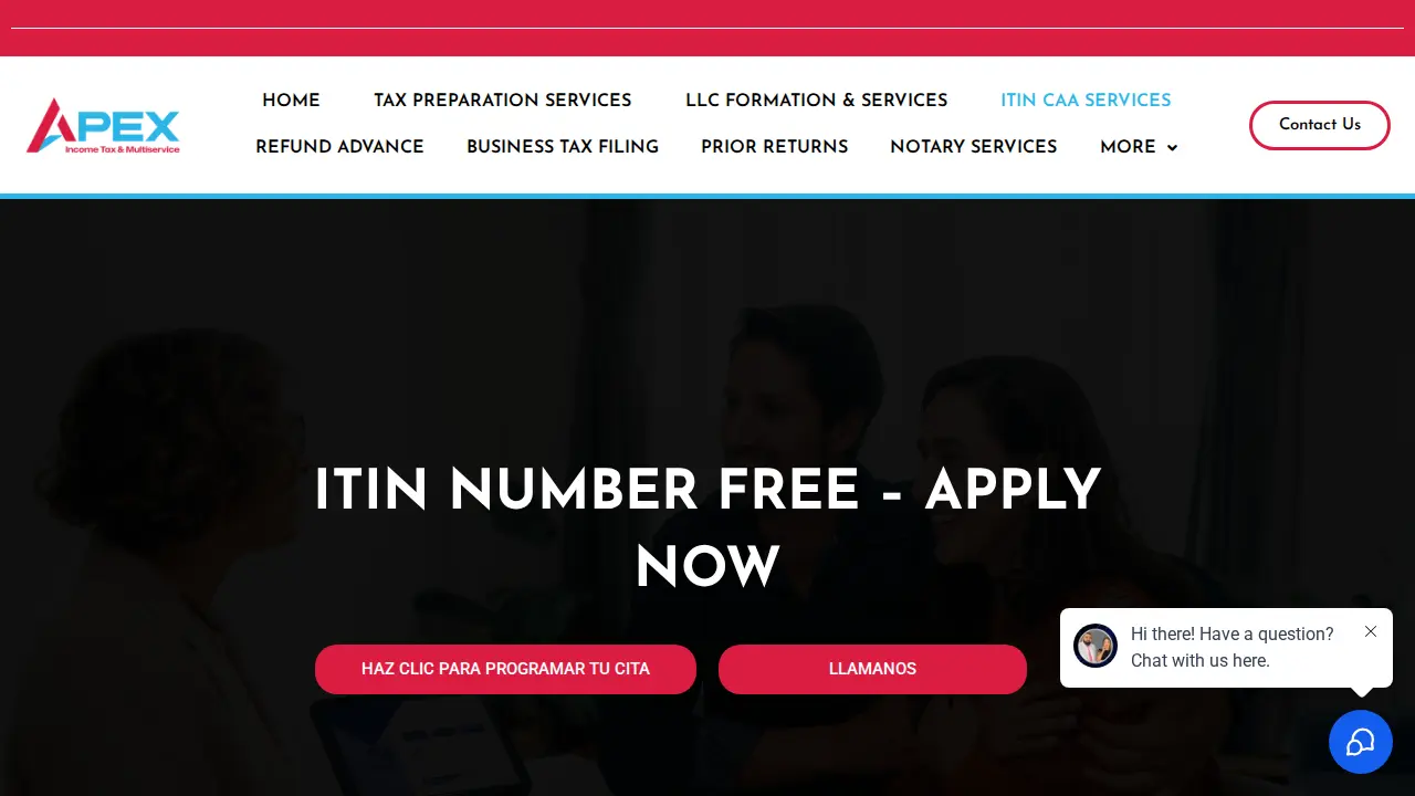Tax Preparation Services in Dallas | Apex Income Tax & Multiservice LLC. page