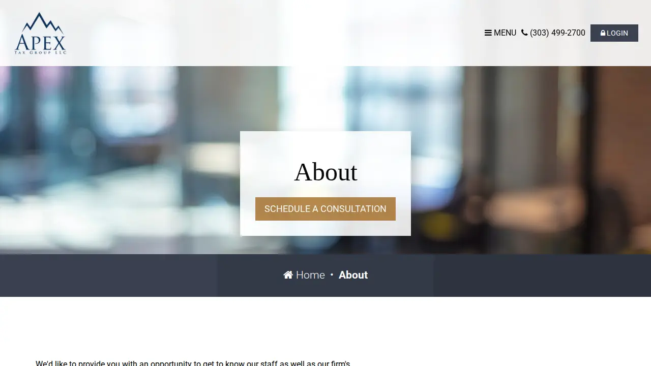 Apex Tax Group LLC page