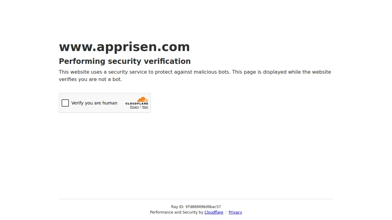 Apprisen website