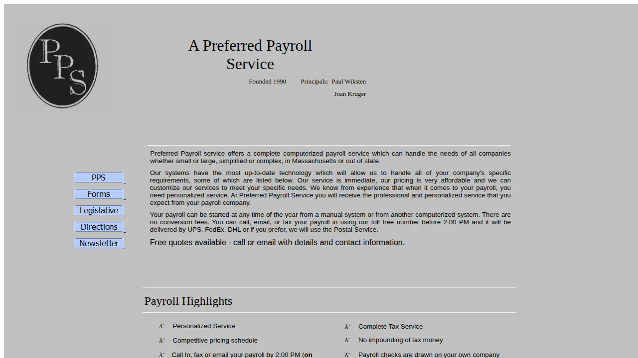 A Preferred Payroll Services