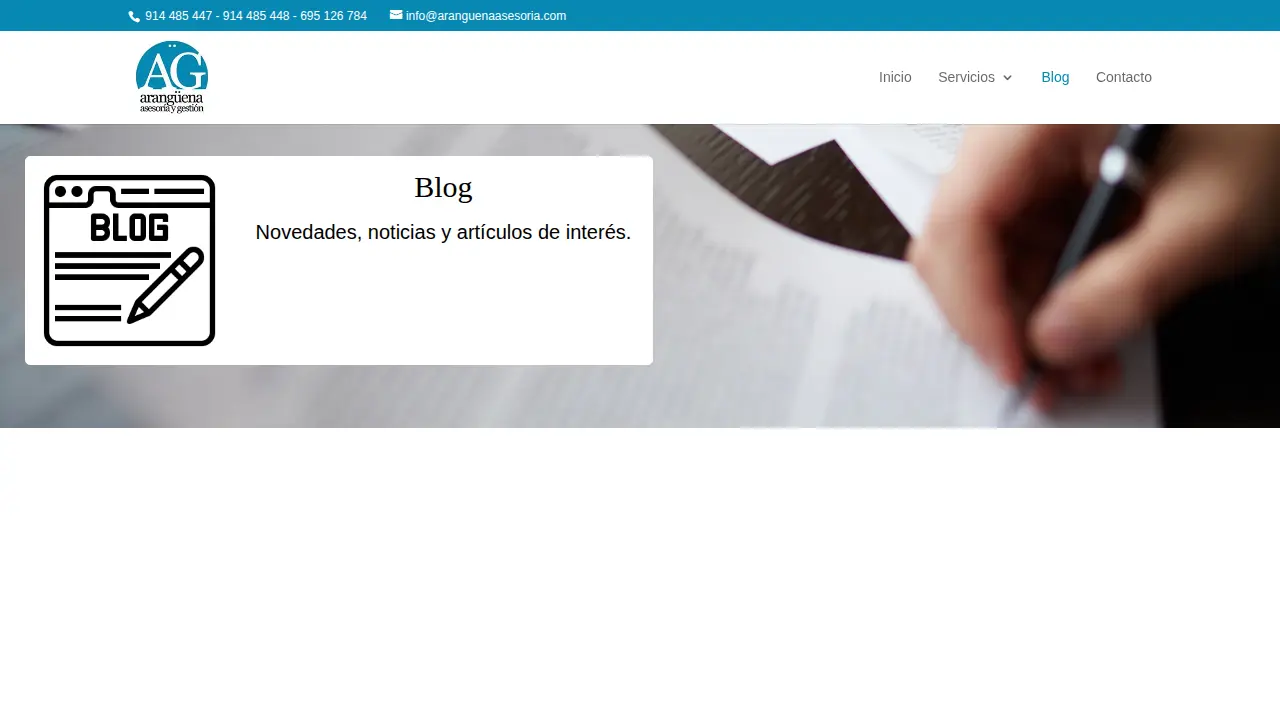 Gestoría Asesoría en Madrid page