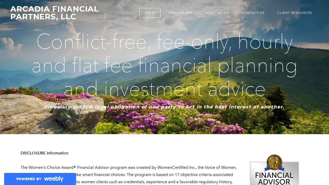 Arcadia financial partners