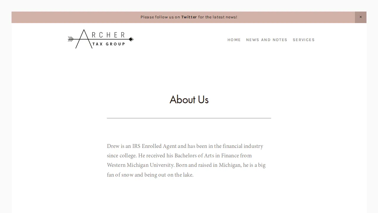 archer tax group page