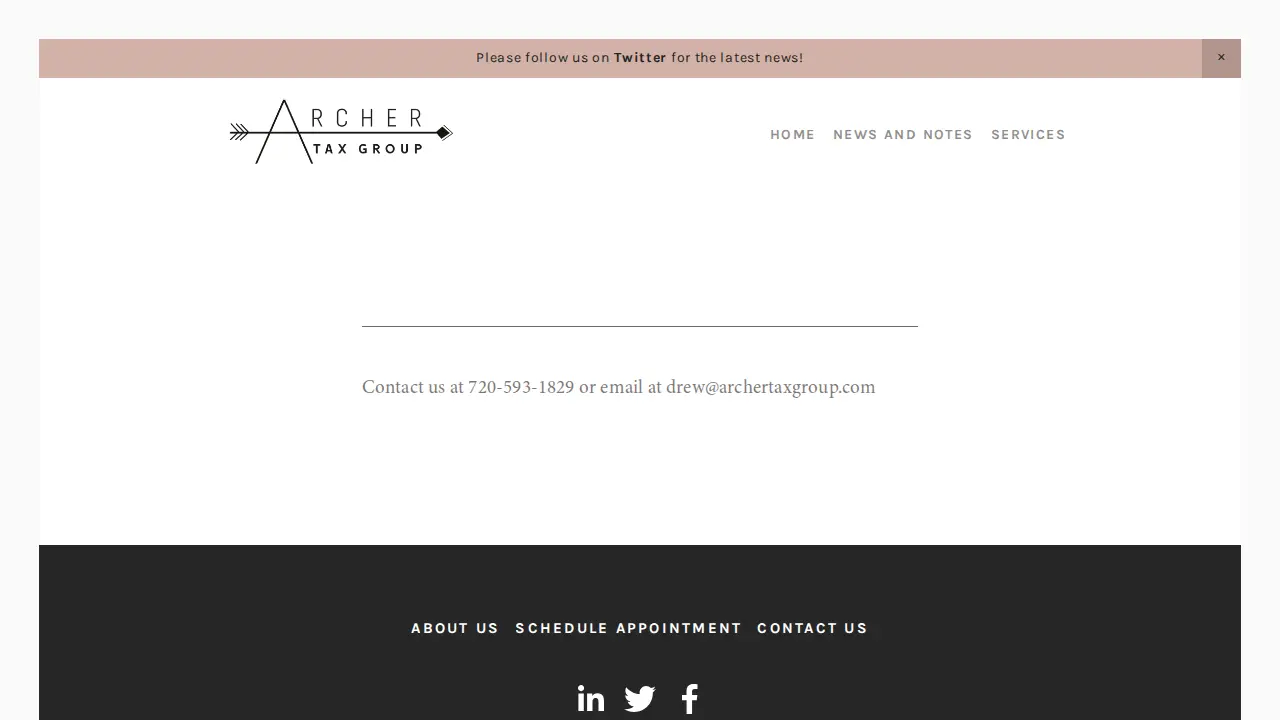 archer tax group website