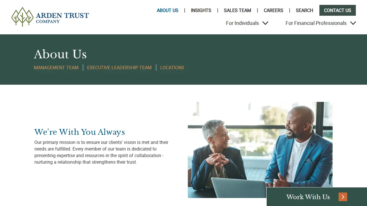 Arden Trust Company page