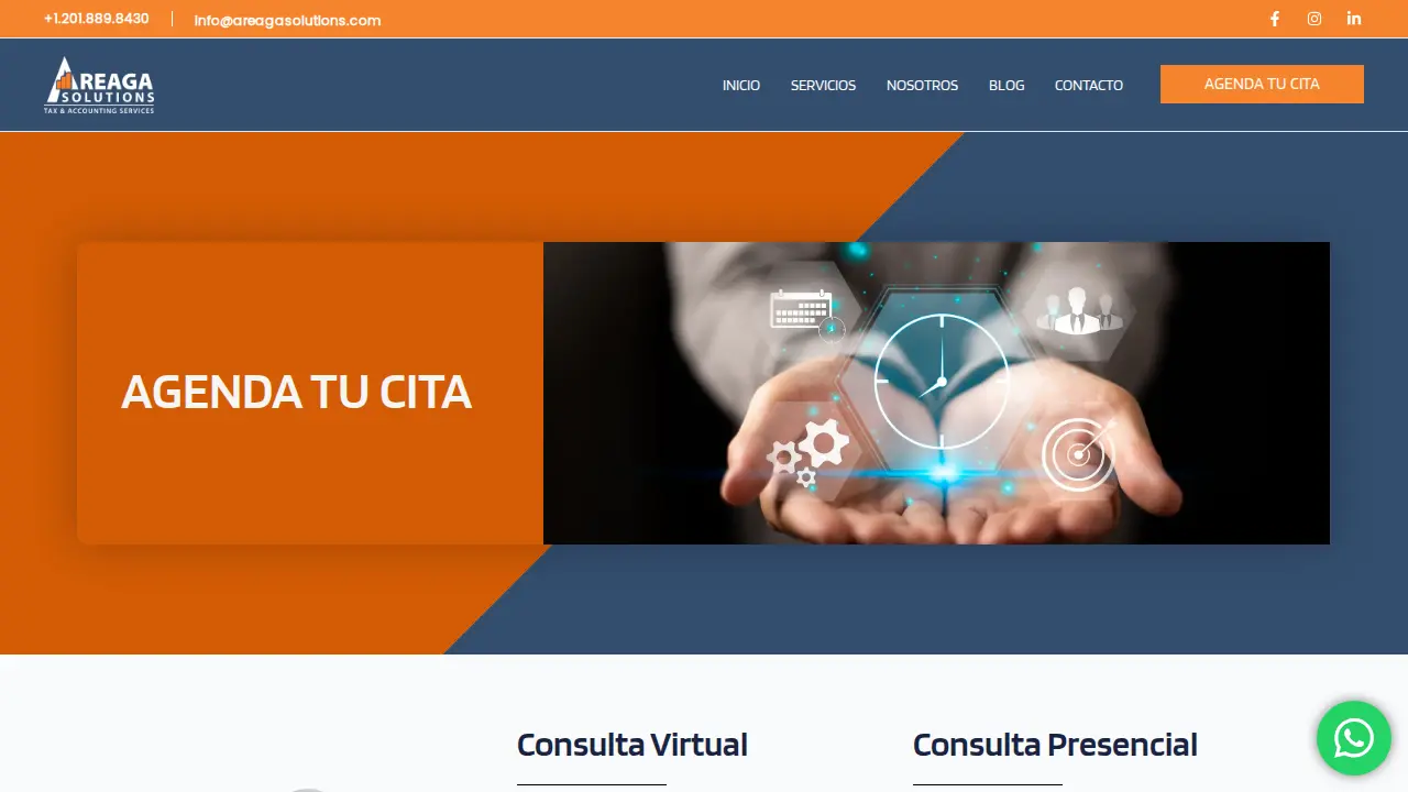 Areaga Solutions LLC page