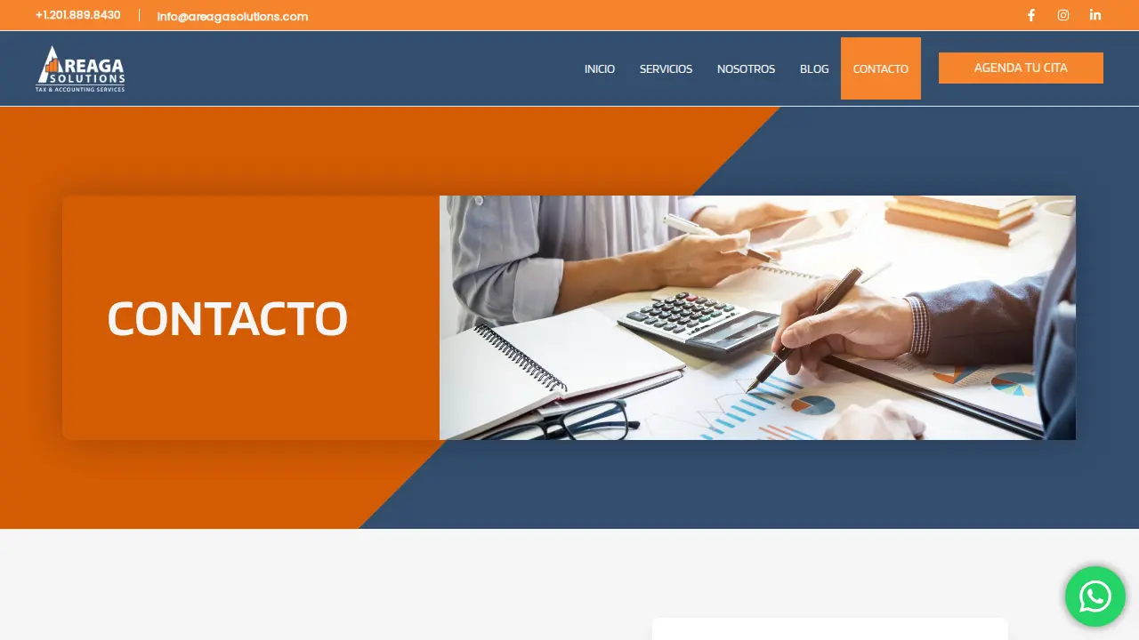 Areaga Solutions LLC page