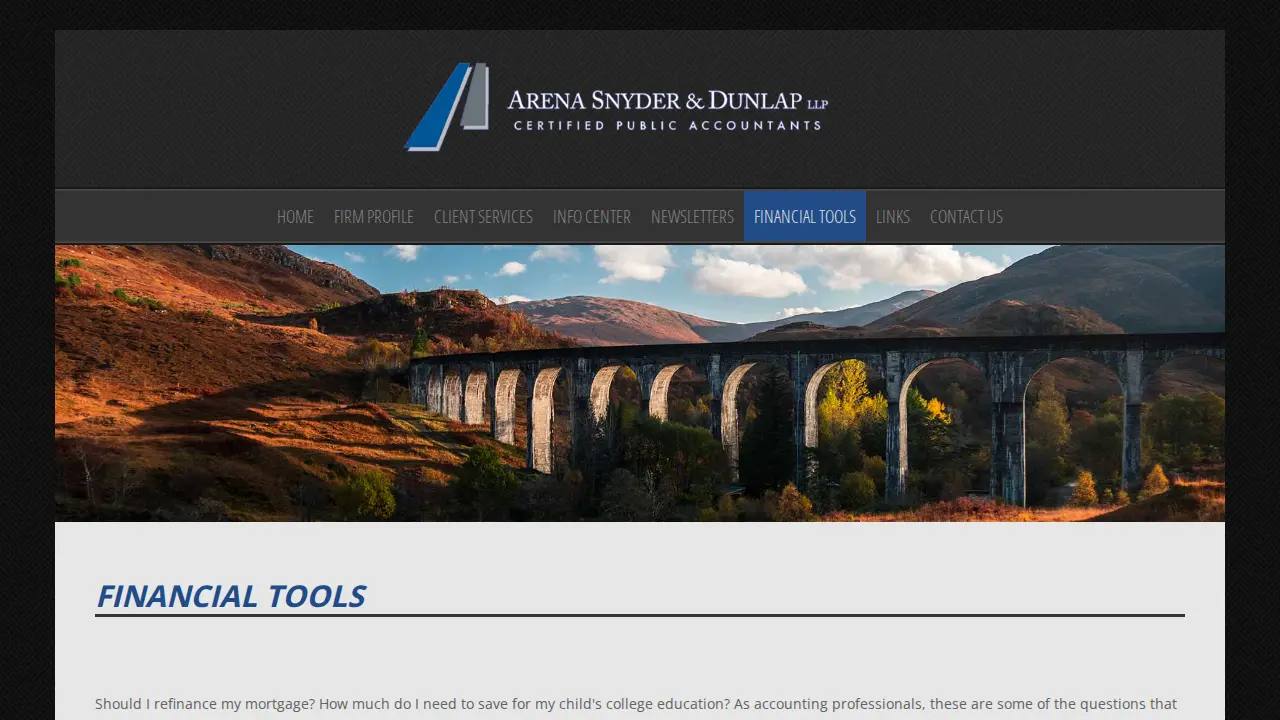 Arena, Snyder & Dunlap LLP page