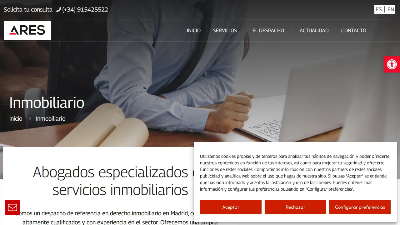 Ares Administración de Empresas y Servicios S.A. page