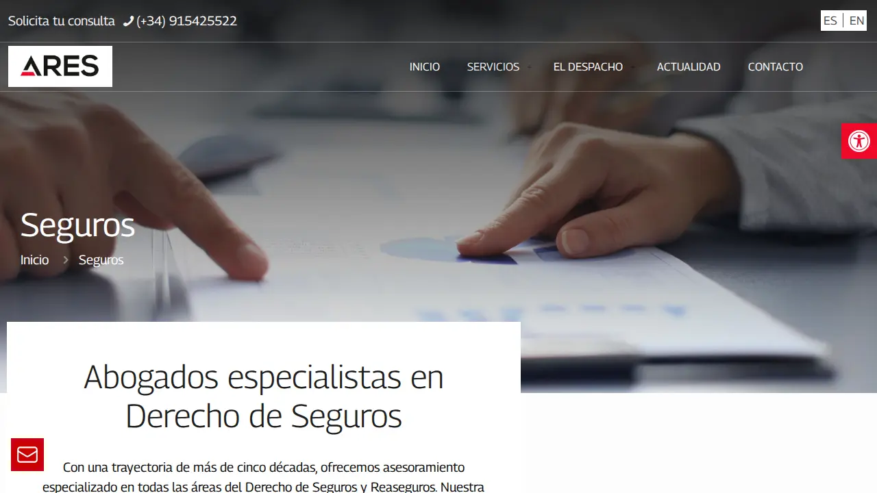 Ares Administración de Empresas y Servicios S.A. page