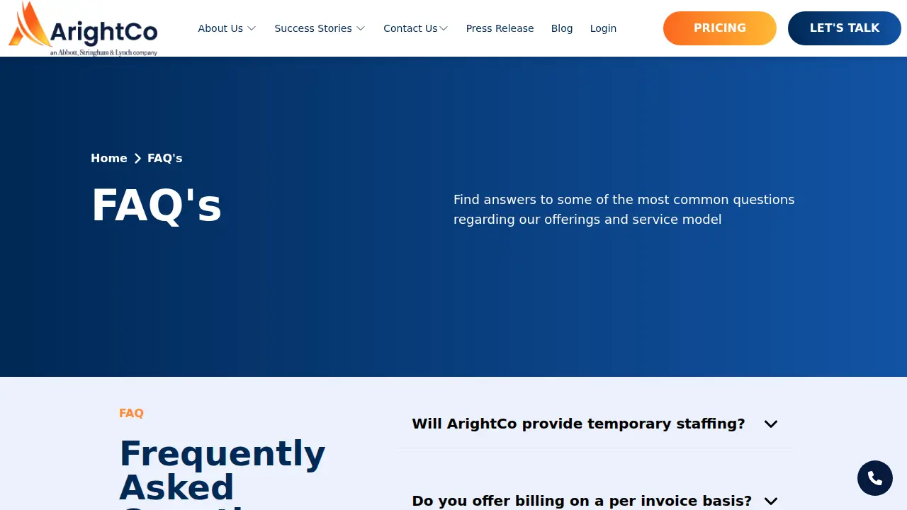 ArightCo page