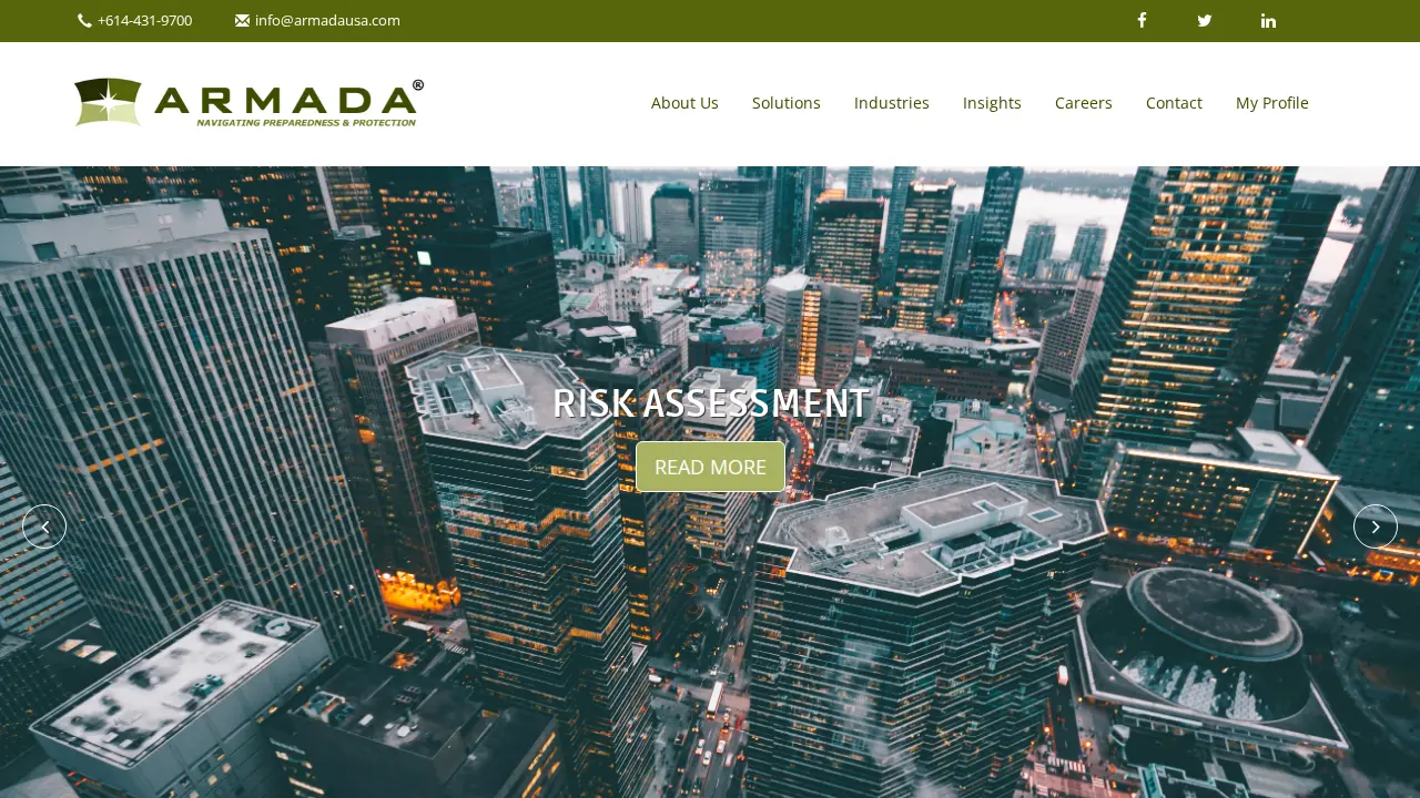 ARMADA Ltd website