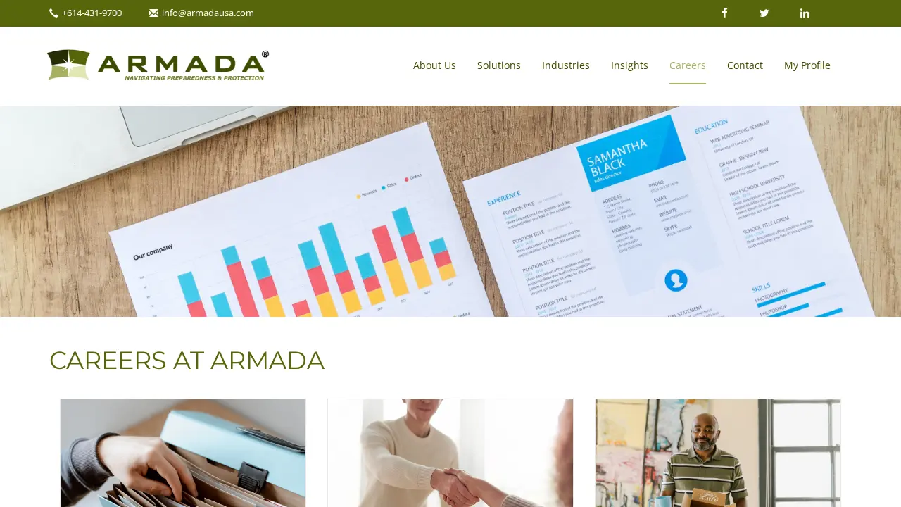 ARMADA Ltd page