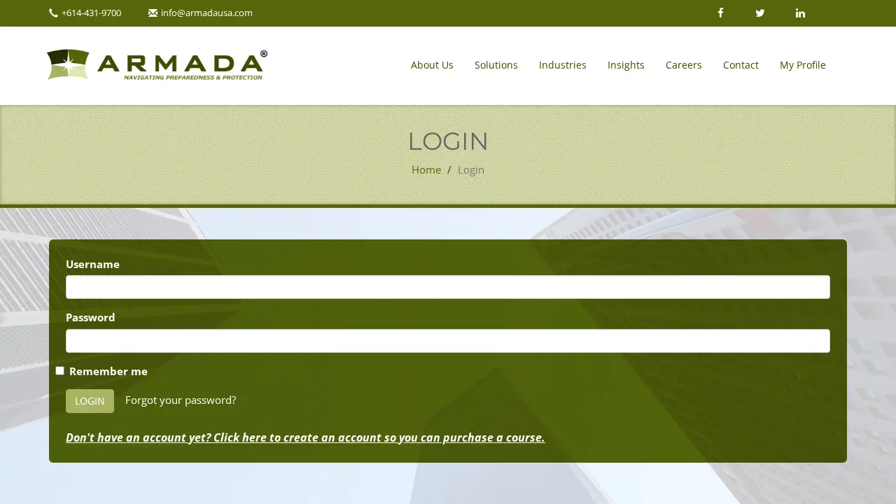 ARMADA Ltd page