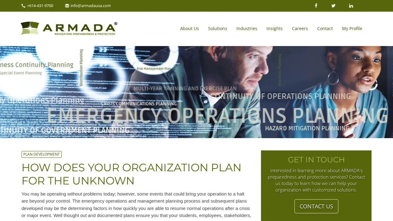 ARMADA Ltd page