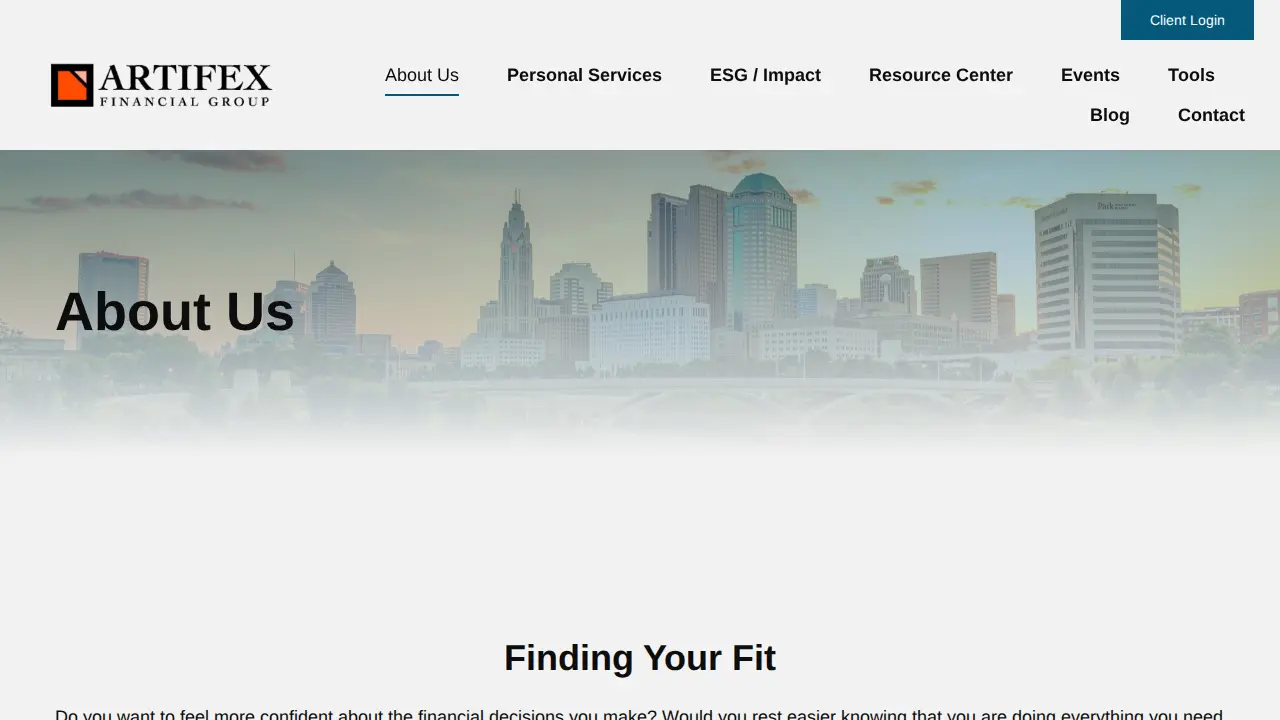 Artifex Financial Group page