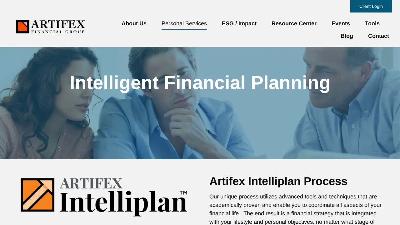 Artifex Financial Group page