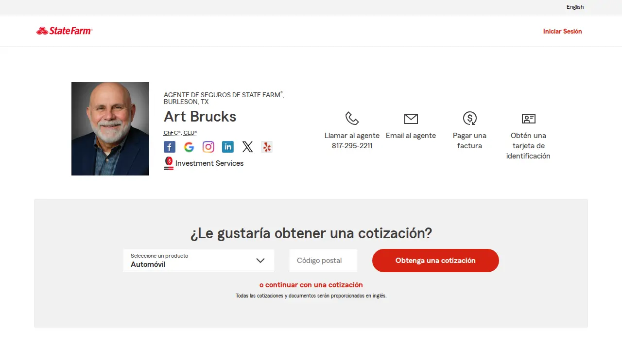 Art Brucks - State Farm Insurance Agent page