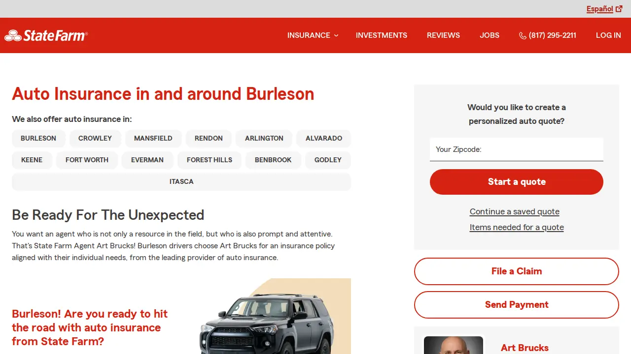 Art Brucks - State Farm Insurance Agent page