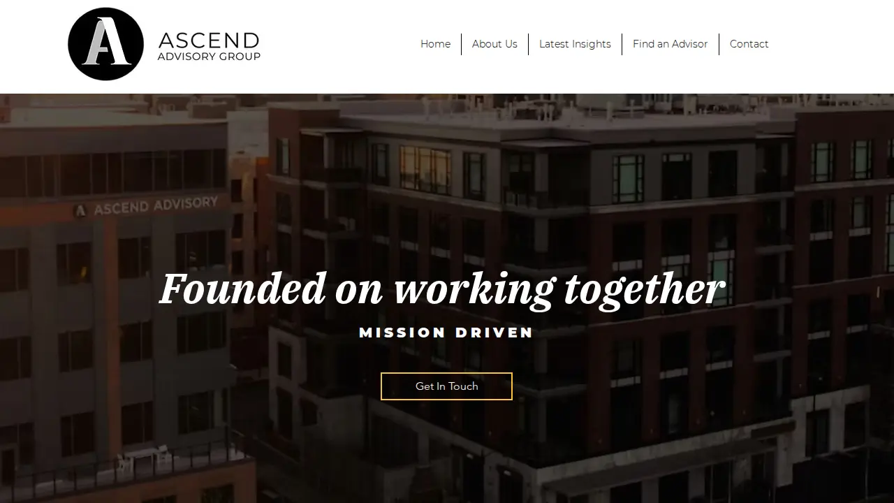 Ascend Advisory Group page