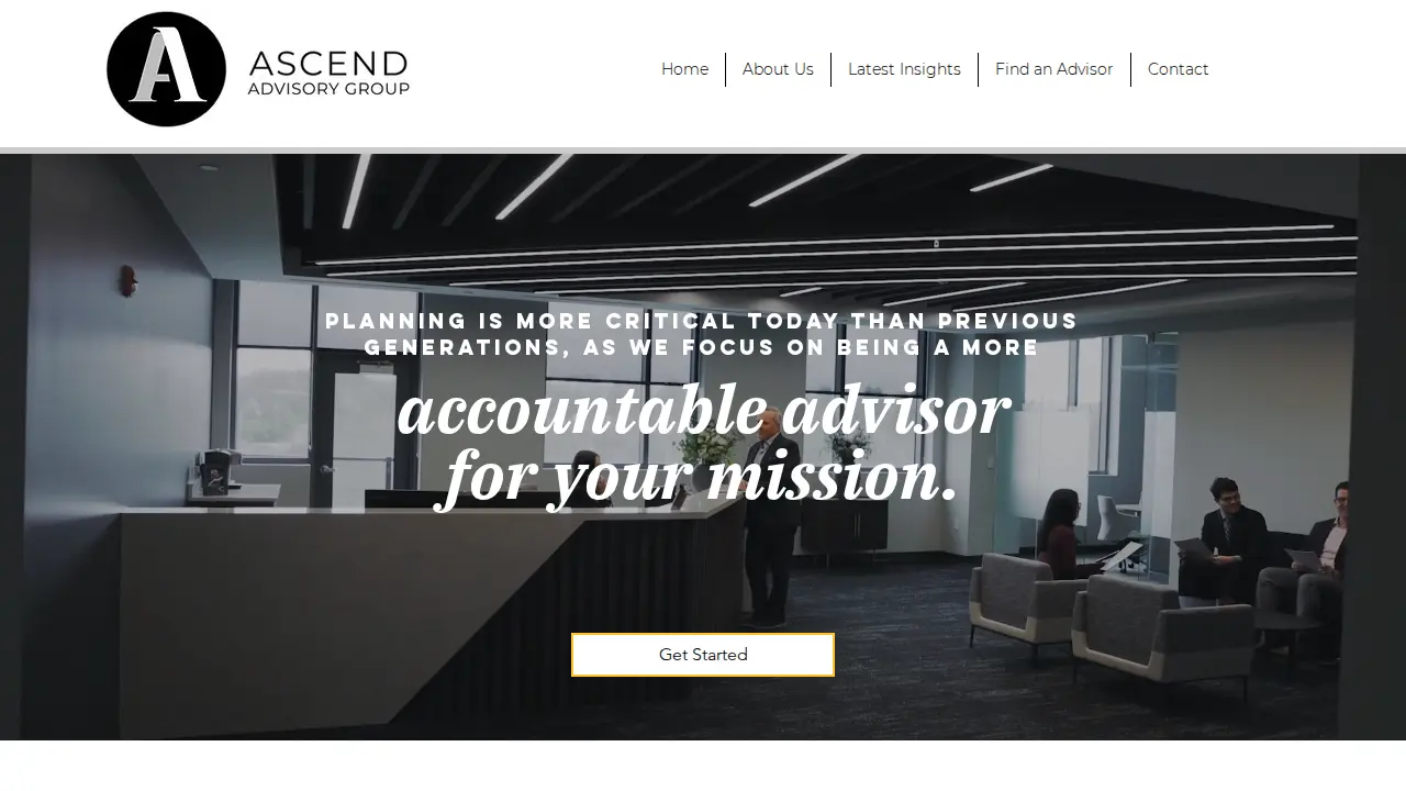 Ascend Advisory Group page
