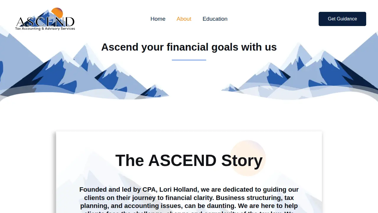 Ascend Tax Accounting & Advisory Services, LLC. page