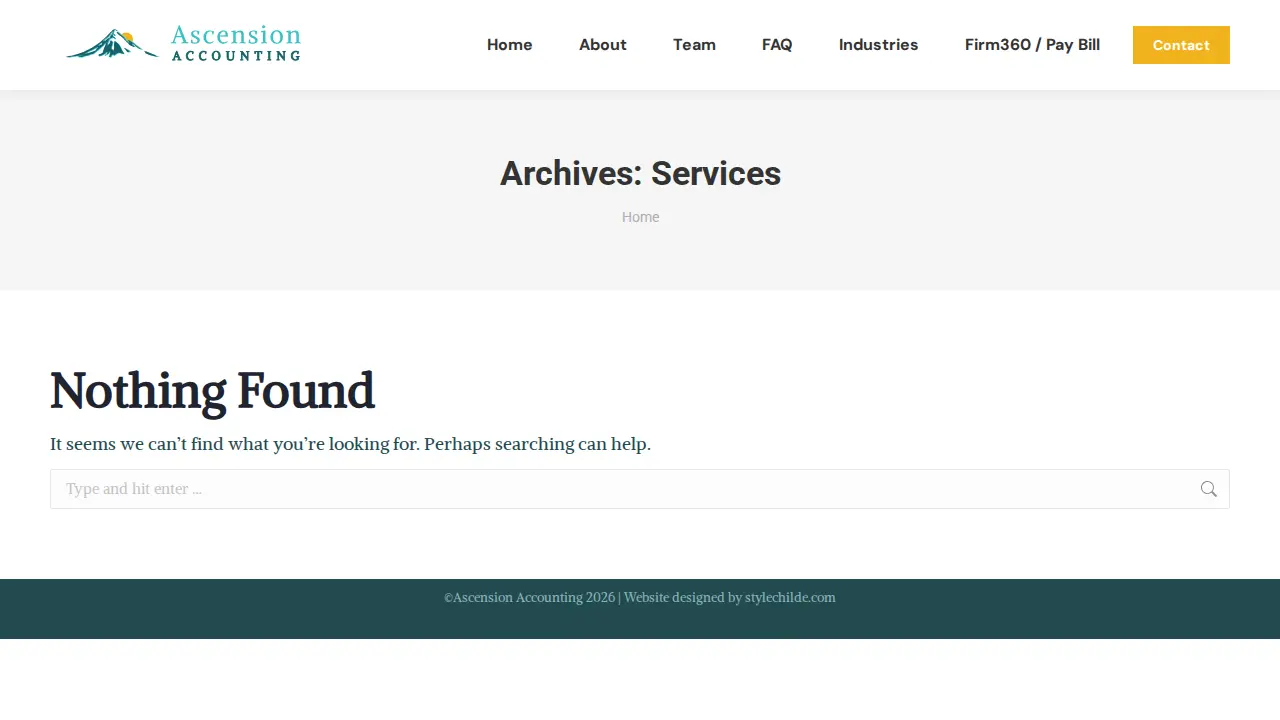 Ascension Accounting, Inc. page
