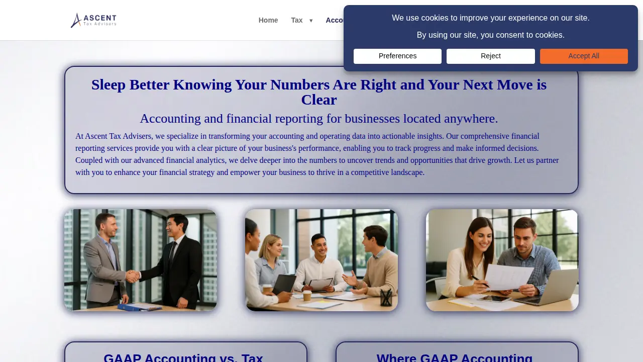 Ascent Tax Advisers page