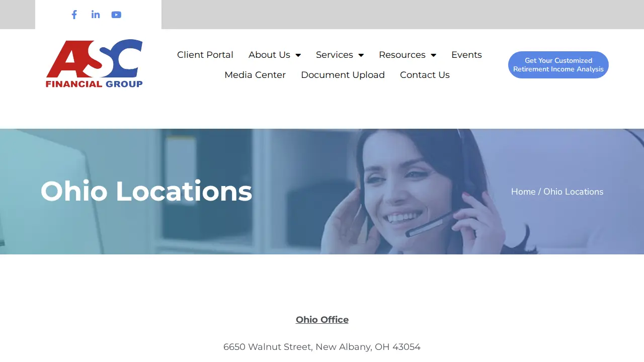 ASC Financial Group page