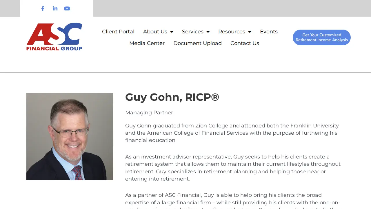 ASC Financial Group page