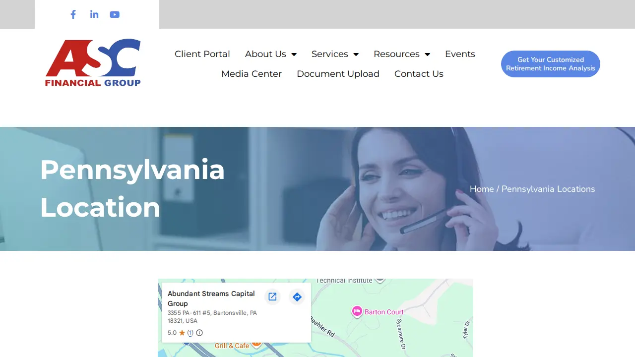 ASC Financial Group page