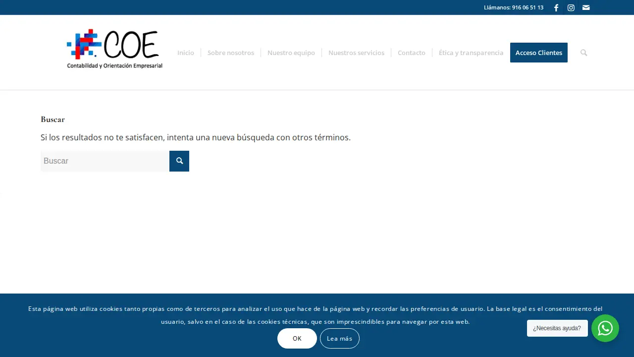 Contabilidad y Orientación Empresarial, S.L. (Asesoría COE) page