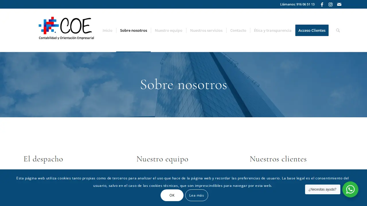 Contabilidad y Orientación Empresarial, S.L. (Asesoría COE) page