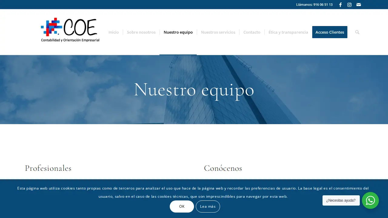 Contabilidad y Orientación Empresarial, S.L. (Asesoría COE) page