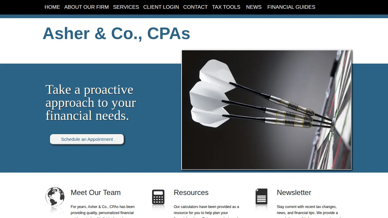 Asher & Co., CPAs page