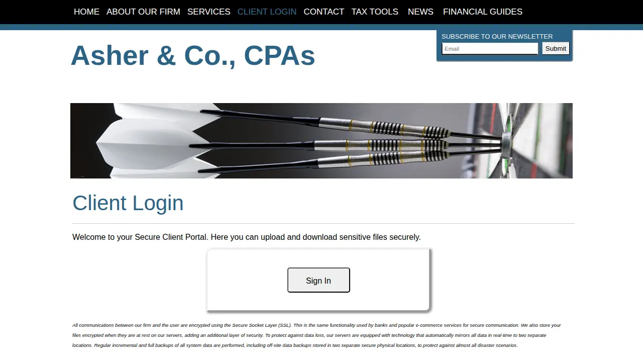 Asher & Co., CPAs page
