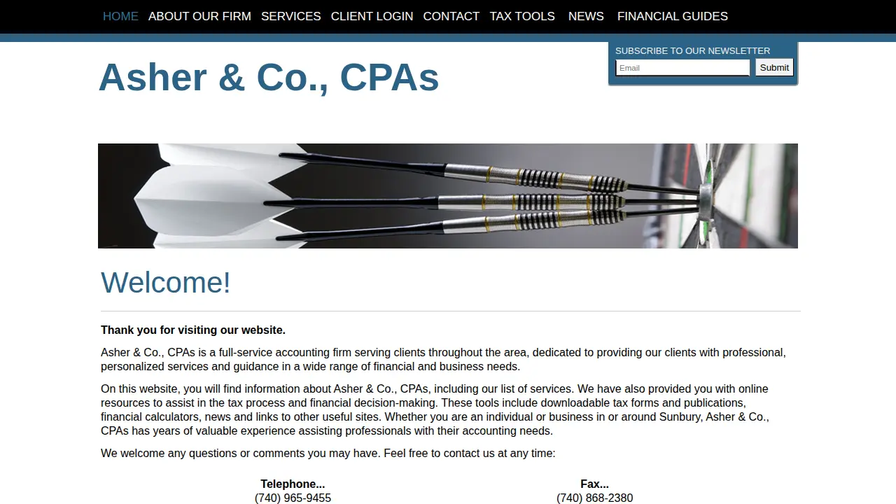 Asher & Co., CPAs page