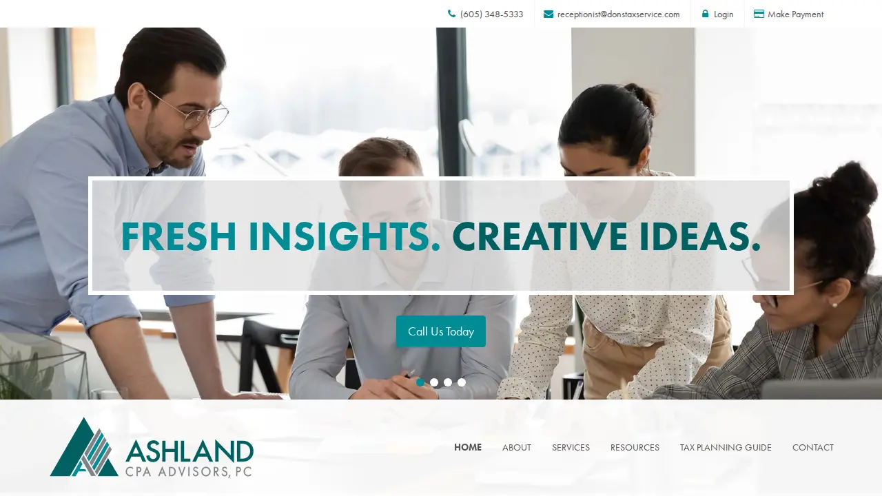 Ashland CPA Advisors, PC website