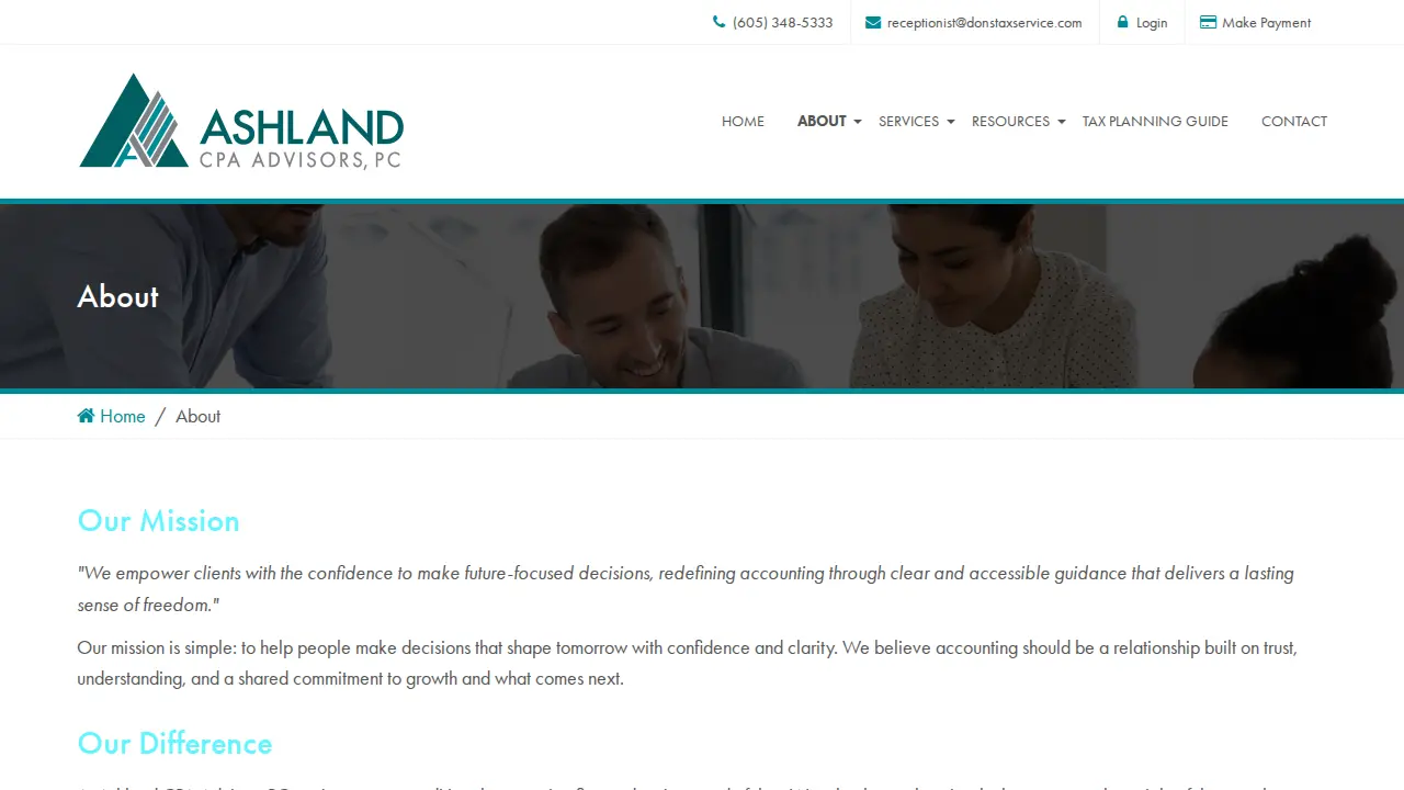 Ashland CPA Advisors, PC page