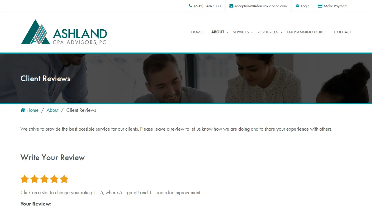 Ashland CPA Advisors, PC page