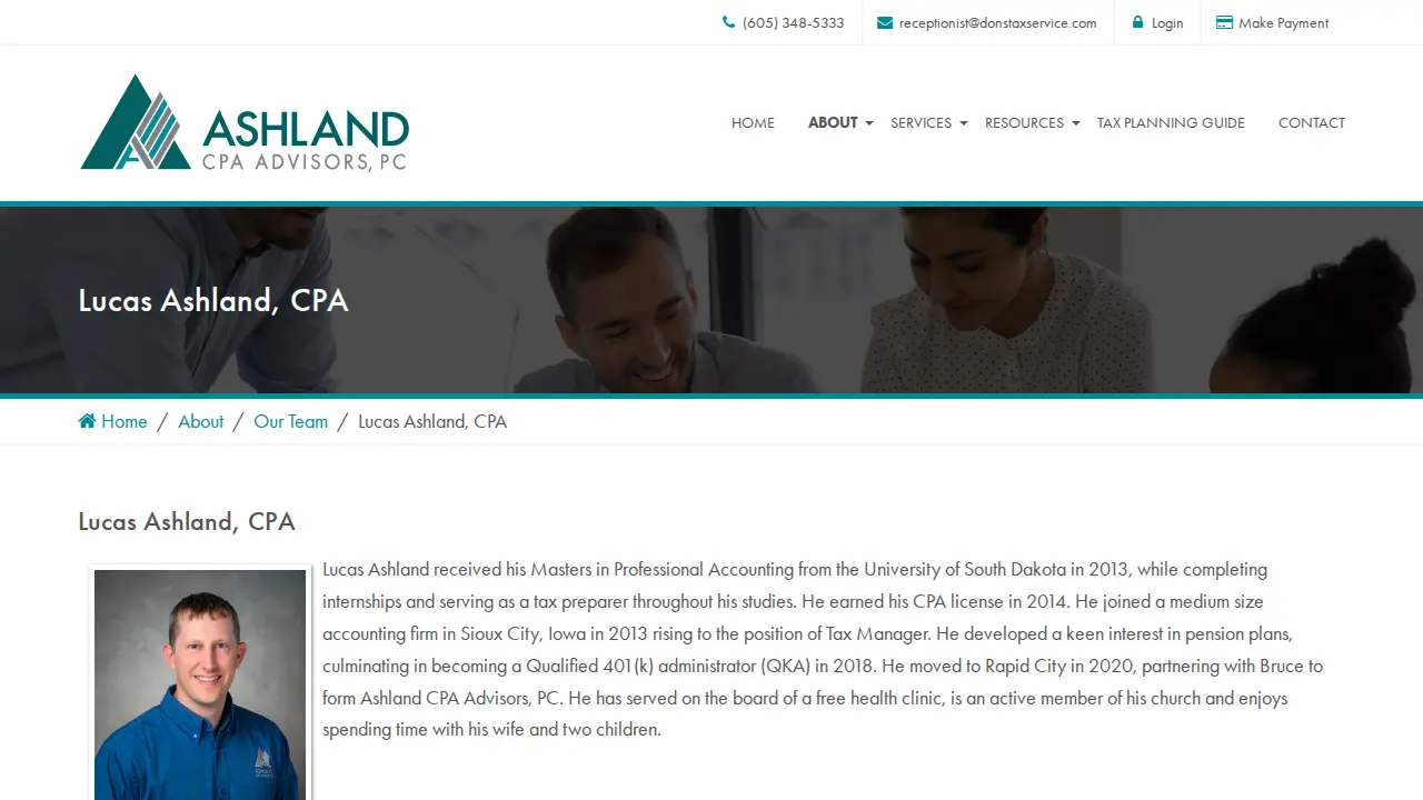 Ashland CPA Advisors, PC page