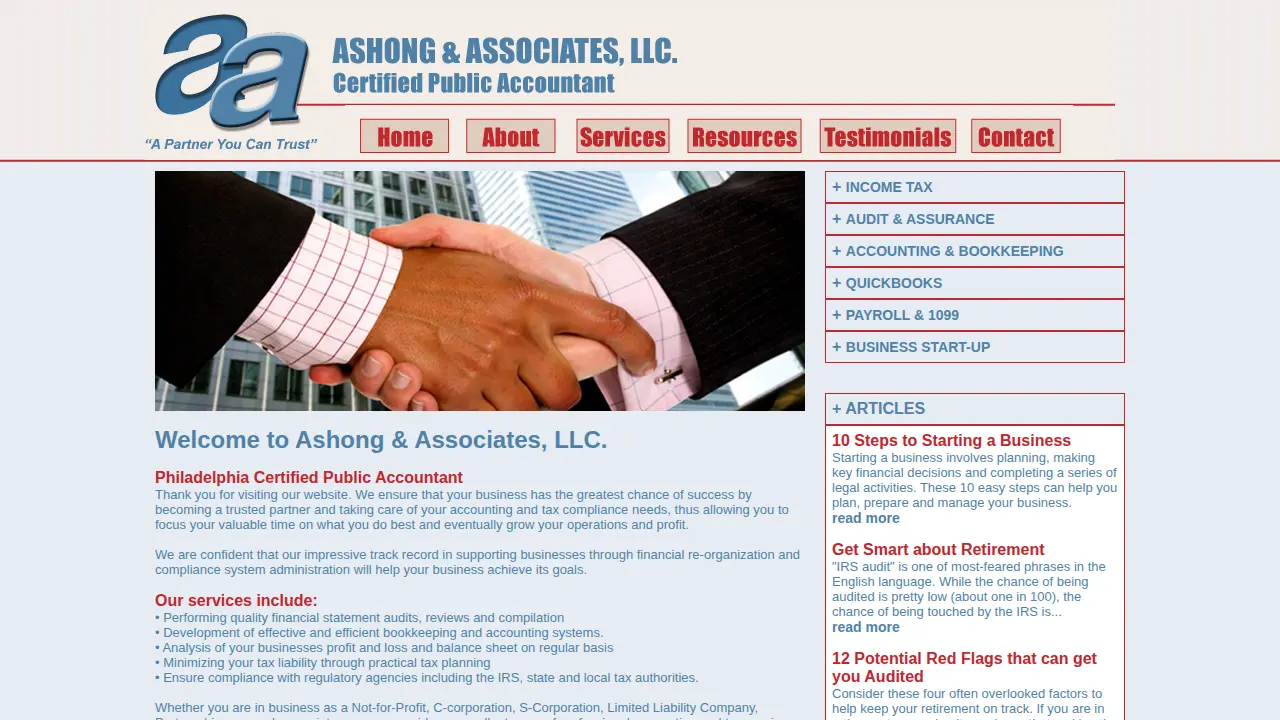 Ashong & Associates, LLC Certified Public Accountant