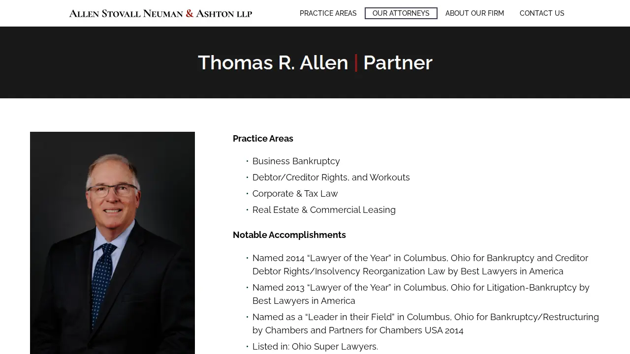 Allen Stovall Neuman & Ashton LLP page