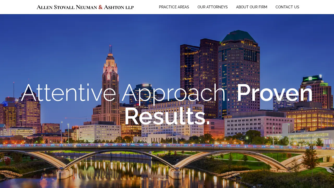 Allen Stovall Neuman & Ashton LLP website