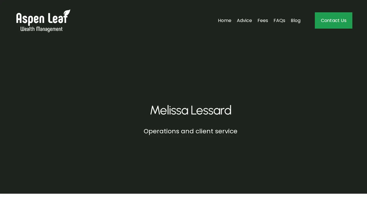 Aspen Leaf Wealth Management, PBC page