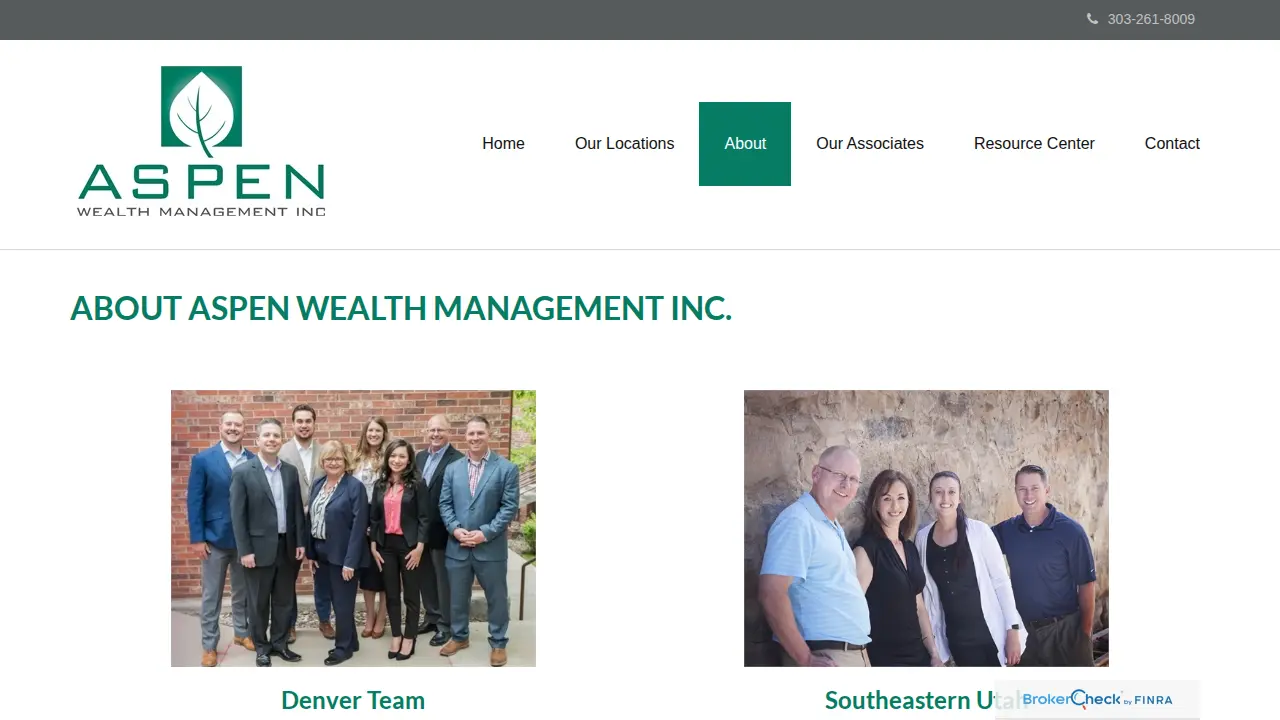 Aspen Wealth Management page